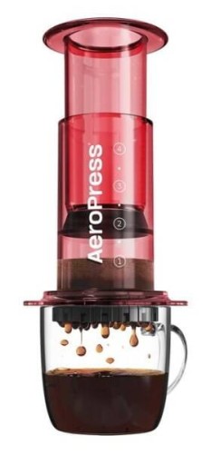 Przejdź do produktu Zestaw AeroPress Clear czerwony - Zaparzacz do kawy