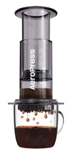 Przejdź do produktu Zestaw AeroPress Clear czarny - Zaparzacz do kawy