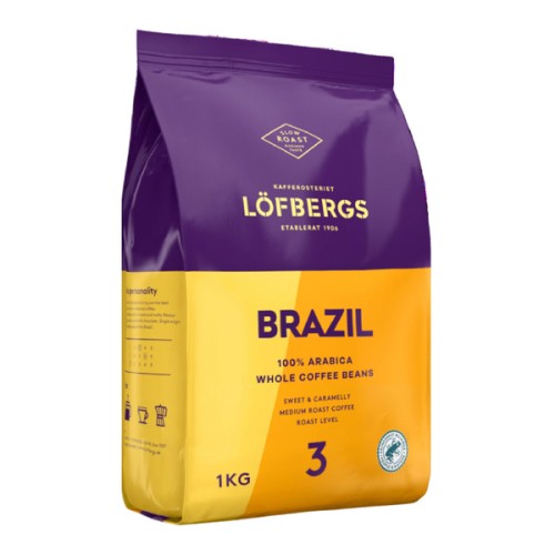 Przejdź do produktu Löfbergs Brazil Kawa ziarnista 1kg