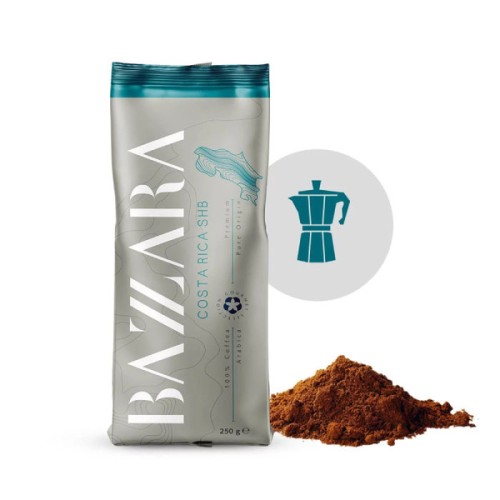 Przejdź do produktu Bazzara Espresso Costarica Tarrazu SHB Moka Kawa mielona  250g