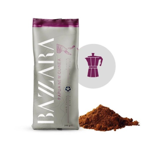 Przejdź do produktu Bazzara ESPRESSO PAPUA NEW GUINEA Moka Kawa mielona 250g