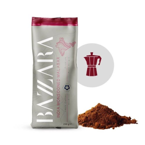 Przejdź do produktu Bazzara ESPRESSO INDIA MONSOONED MALABAR Moka Kawa mielona 250g
