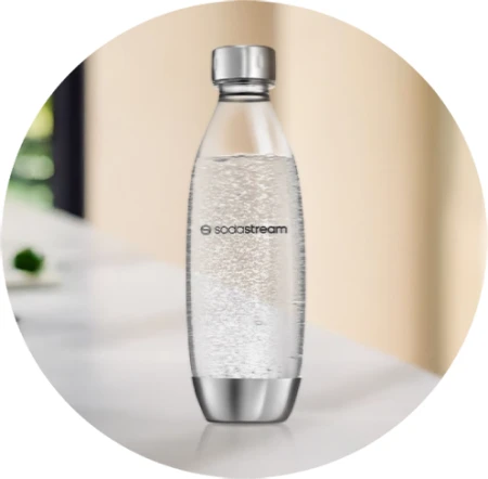 Butelka na wodę SodaStream Fuse 1l - Metal