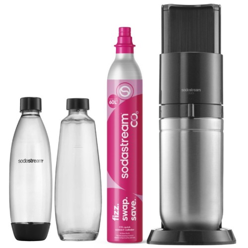 Przejdź do produktu Saturator do wody gazowanej SodaStream Duo - Czarny zestaw startowy