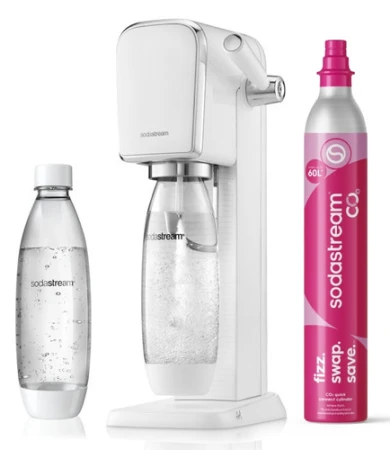 Saturator do wody gazowanej SodaStream Art - Biały zestaw startowy