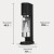 Saturator do wody gazowanej SodaStream Enso Black - Czarny