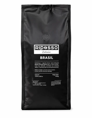 Riposso Exclusive Brasil 1kg 100% ARABICA - ŚWIEŻO PALONA