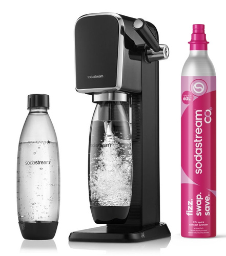 Przejdź do produktu Saturator do wody gazowanej SodaStream Art - Czarny zestaw