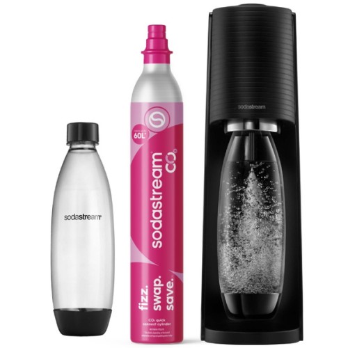 Przejdź do produktu Saturator do wody gazowanej SodaStream Terra - Czarny zestaw startowy