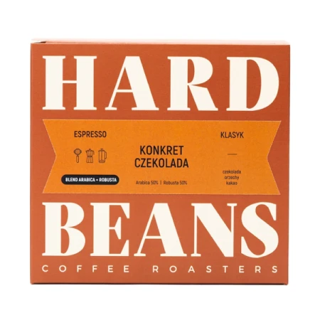 Hard Beans Konkret Czekolada Espresso Kawa ziarnista 250g