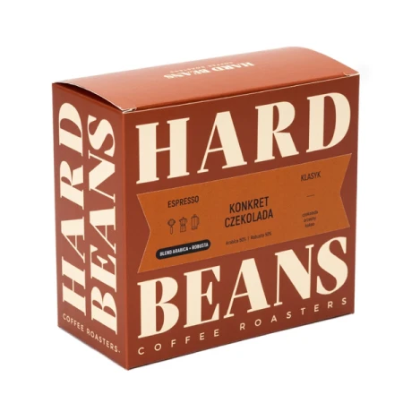 Hard Beans Konkret Czekolada Espresso Kawa ziarnista 250g