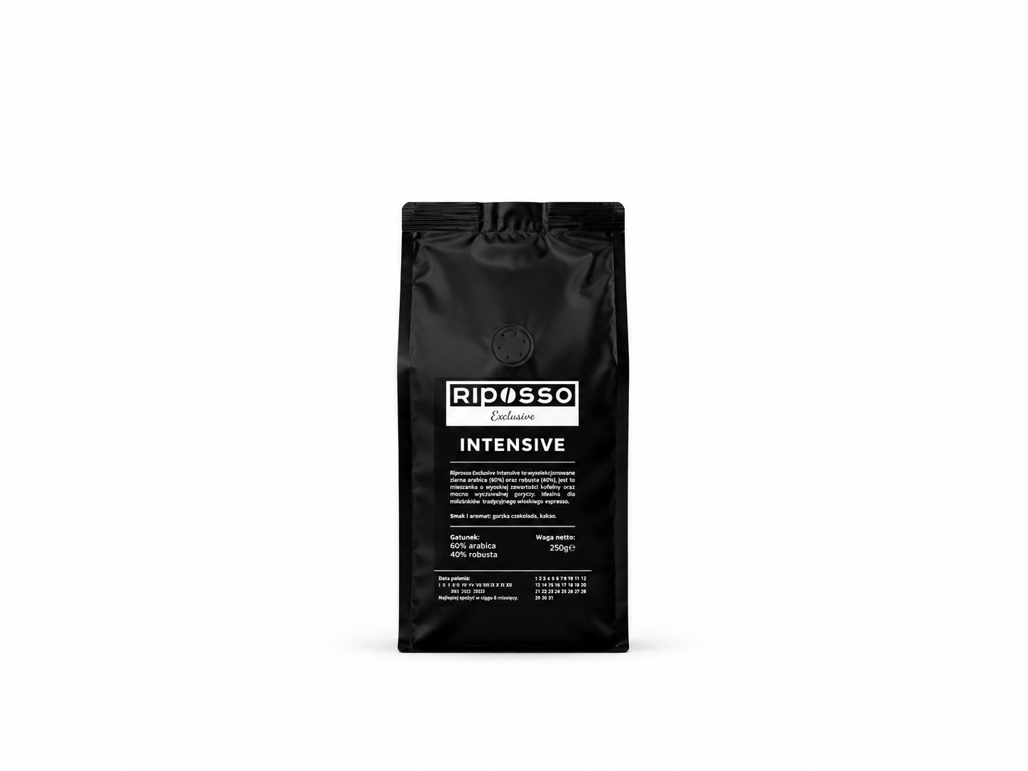 Riposso Exclusive Intensive 250g - ŚWIEŻO PALONA