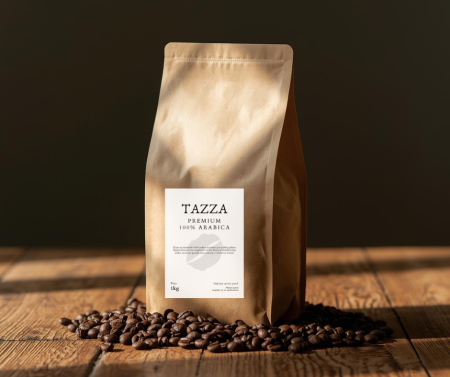 Zestaw: 4x TAZZA - PREMIUM 100% arabica - kawa ziarnista 1kg