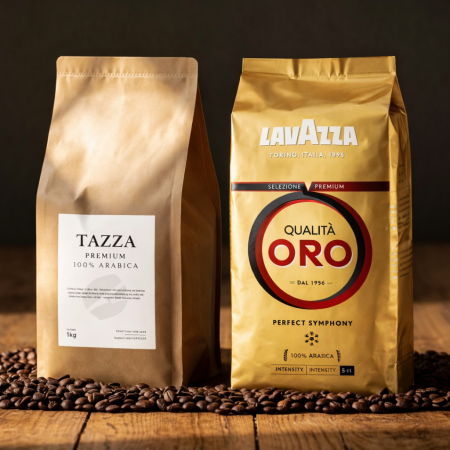 Lavazza Qualita Oro 1kg + TAZZA Premium 100% arabica 1kg