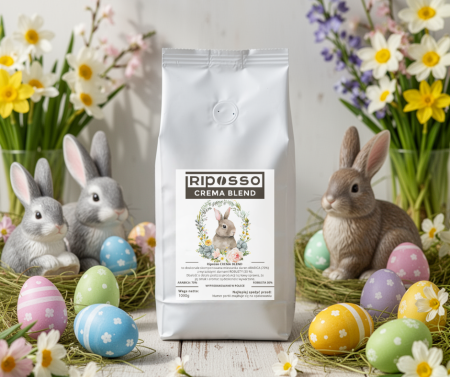 Riposso Crema Blend 1kg Kawa ziarnista Edycja Wielkanoc