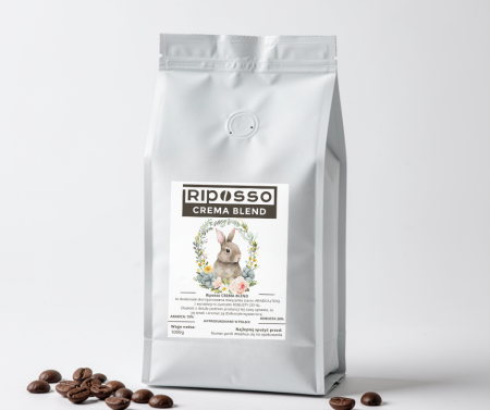 Riposso Crema Blend 1kg Kawa ziarnista Edycja Wielkanoc