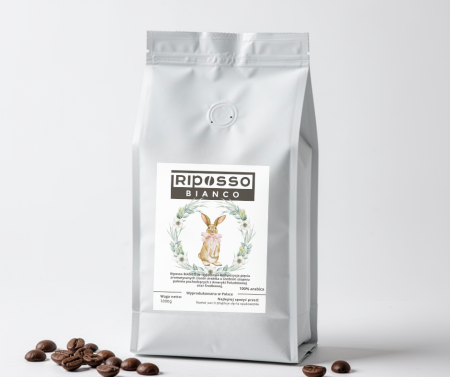 Riposso Bianco 1kg 100% ARABICA Kawa ziarnista Edycja Wielkanoc
