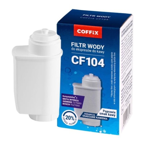 Przejdź do produktu Filtr zamiennik COFFIX CF104 do ekspresu Siemens Bosch Intenza
