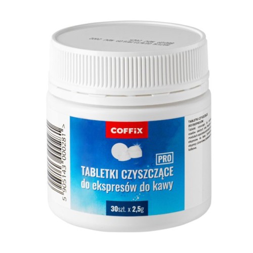 Przejdź do produktu Tabletki do czyszczenia ekspresów do kawy Coffix PRO 30 sztuk