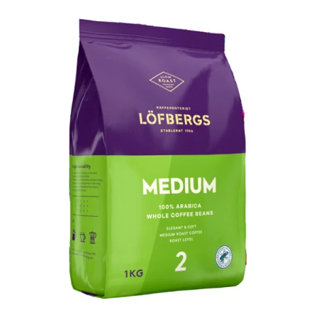 Löfbergs Medium Roast Kawa ziarnista 1kg