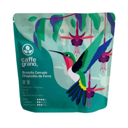 Caffe Grano Brazylia Cerrado Chapadao de Ferro Espresso Kawa ziarnista 250g