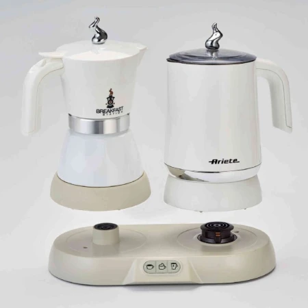 Elektryczna kawiarka ze spieniaczem Ariete 1344 - Breakfast Station 3w1