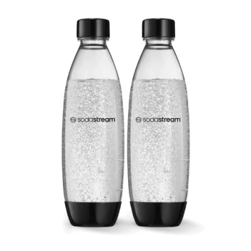 Przejdź do produktu Butelki na wodę SodaStream Fuse 1l - Czarne dwupak