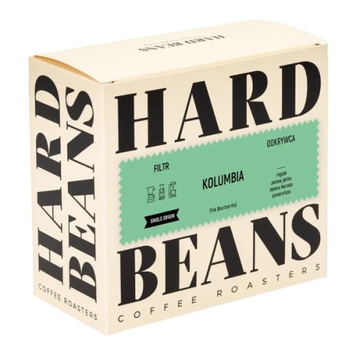 Przejdź do produktu Hard Beans Kolumbia Pink Bourbon Koji Kawa ziarnista 200g