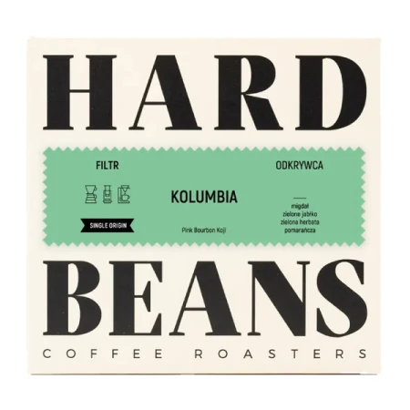 Hard Beans Kolumbia Pink Bourbon Koji Kawa ziarnista 200g