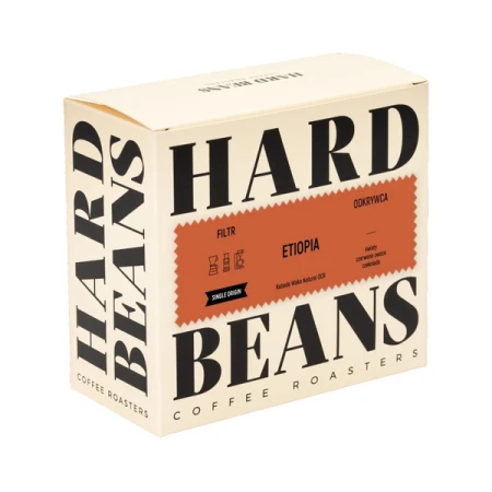 Hard Beans Etiopia Kebede Wako Natural OCR Kawa ziarnista 250g