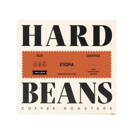 Hard Beans Etiopia Kebede Wako Natural OCR Kawa ziarnista 250g