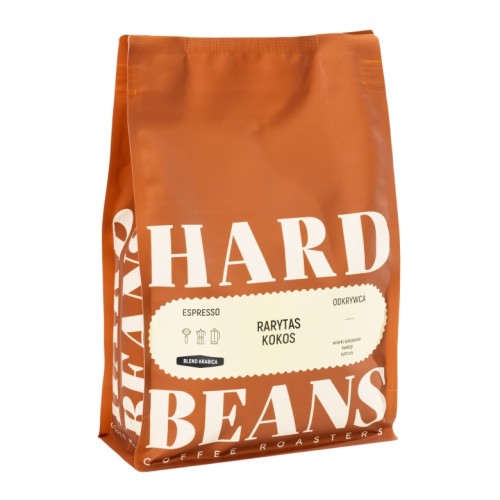 Przejdź do produktu Kawa ziarnista Hard Beans Rarytas Kokos Espresso 1kg