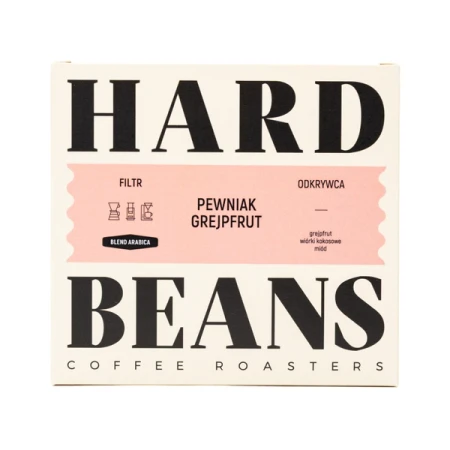Hard Beans Pewniak Grejpfrut Filtr Kawa ziarnista 250g