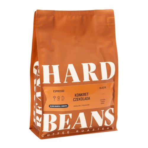 Przejdź do produktu Hard Beans Konkret Czekolada Espresso Kawa ziarnista 1kg