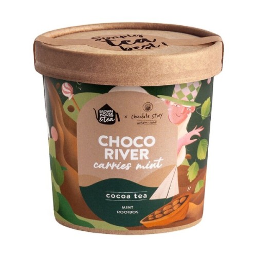 Przejdź do produktu Brown House & Tea Choco River - herbatka z łupin kakaowca z miętą i kokosem 60g