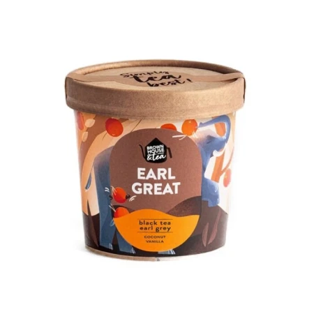 Herbata czarna Brown House&amp;Tea EARL GREAT - czarna herbata z dodatkami 50g
