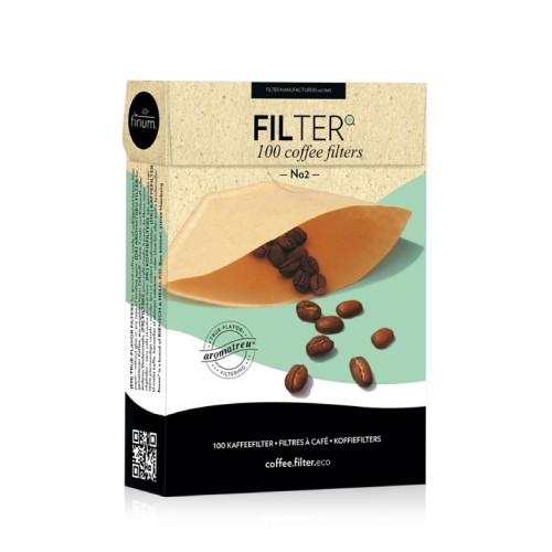 Przejdź do produktu Filtry do kawy Finum Filters No.2 Brązowe - 100szt.