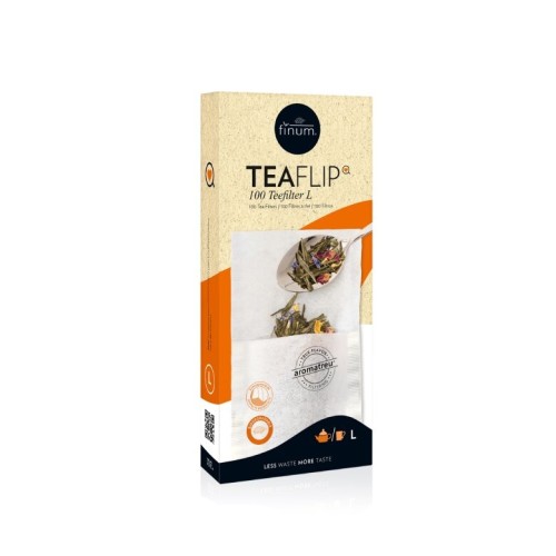 Przejdź do produktu Filtry do herbaty Finum Teaflip L - 100 szt