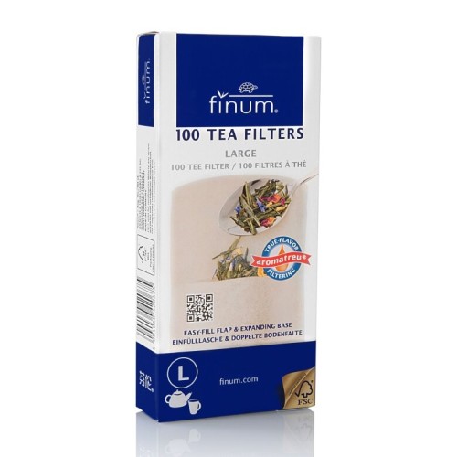 Przejdź do produktu Filtry do herbaty Finum Teaflip Brown L 100szt. - Brązowe