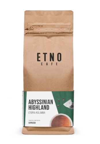 Przejdź do produktu Kawa ziarnista Etno Cafe Abyssinian Highland 1kg
