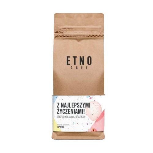 Przejdź do produktu Kawa ziarnista Etno Cafe Z Najlepszymi Życzeniami 250g