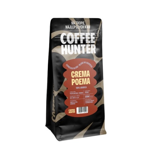 Przejdź do produktu Kawa ziarnista COFFEE HUNTER Crema Poema 250g