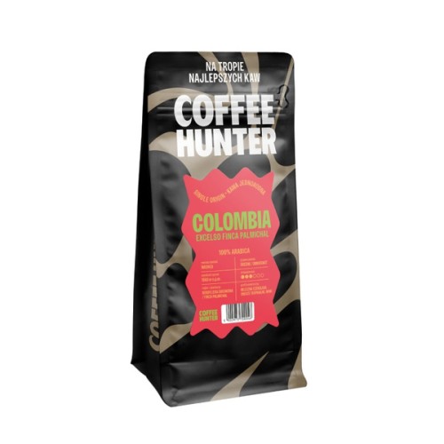 Przejdź do produktu Kawa ziarnista COFFEE HUNTER Kolumbia Excelso Finca Palmichal 250g