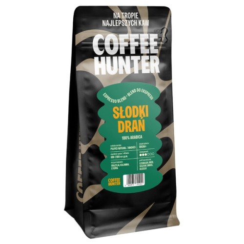 Przejdź do produktu Kawa ziarnista COFFEE HUNTER Słodki Drań 1kg