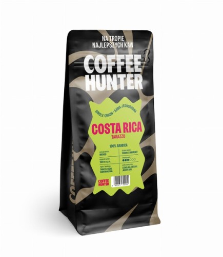 Przejdź do produktu Kawa ziarnista COFFEE HUNTER Kostaryka Tarazzu 250g