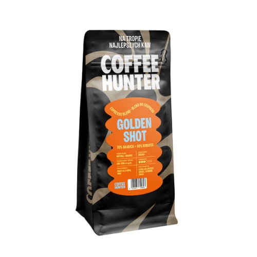 Przejdź do produktu Kawa ziarnista COFFEE HUNTER Golden Shot 250g
