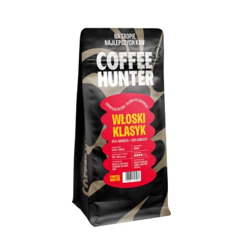 Przejdź do produktu Kawa ziarnista COFFEE HUNTER Włoski Klasyk 250g
