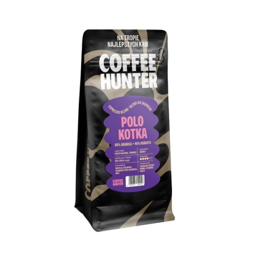 Przejdź do produktu Kawa ziarnista COFFEE HUNTER Polo Kotka 250g