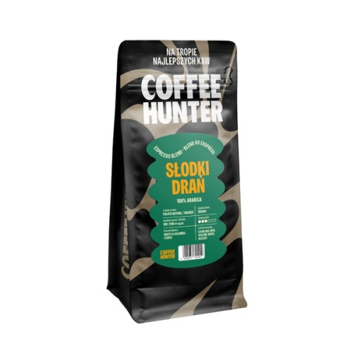 Przejdź do produktu Kawa ziarnista COFFEE HUNTER Słodki Drań 250g