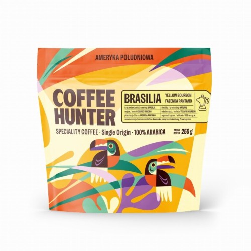Przejdź do produktu Kawa ziarnista COFFEE HUNTER Brasilia Fazenda Pantano Espresso 250g
